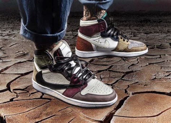 Travis Scott x Air Jordan 1 “Scrap Leather” Custom Revealed In Detail