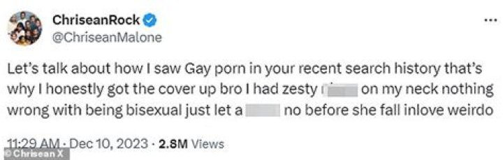 Chrisean Rock Calls Blueface Bisexual, Says She Found Gay Porn In His Search History