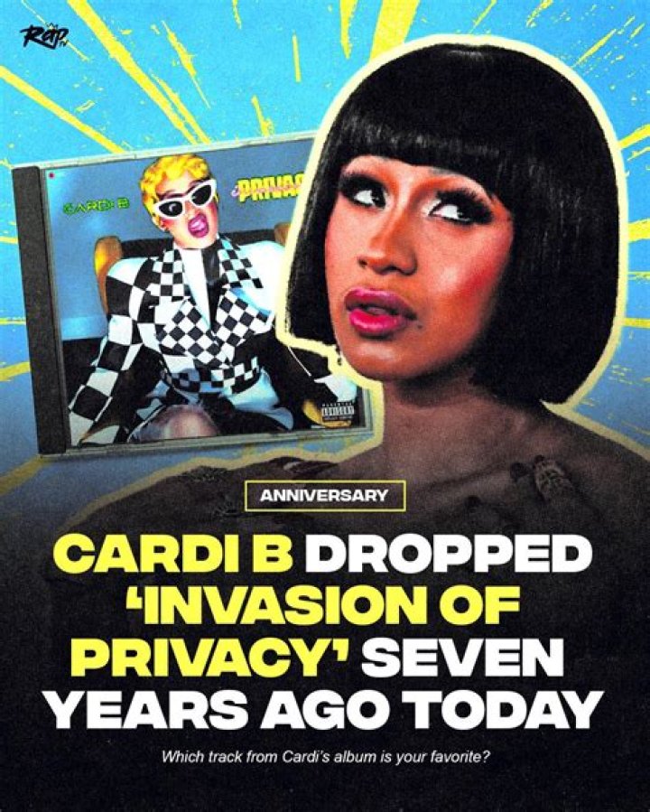 Cardi B Celebrates "Invasion Of Privacy" Turning 6 Years Old, Teases New Album This Year