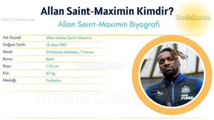 
Allan Saint-Maximin Height, Weight, Net Worth, Age, Birthday, Wikipedia, Who, Nationality, Biography 