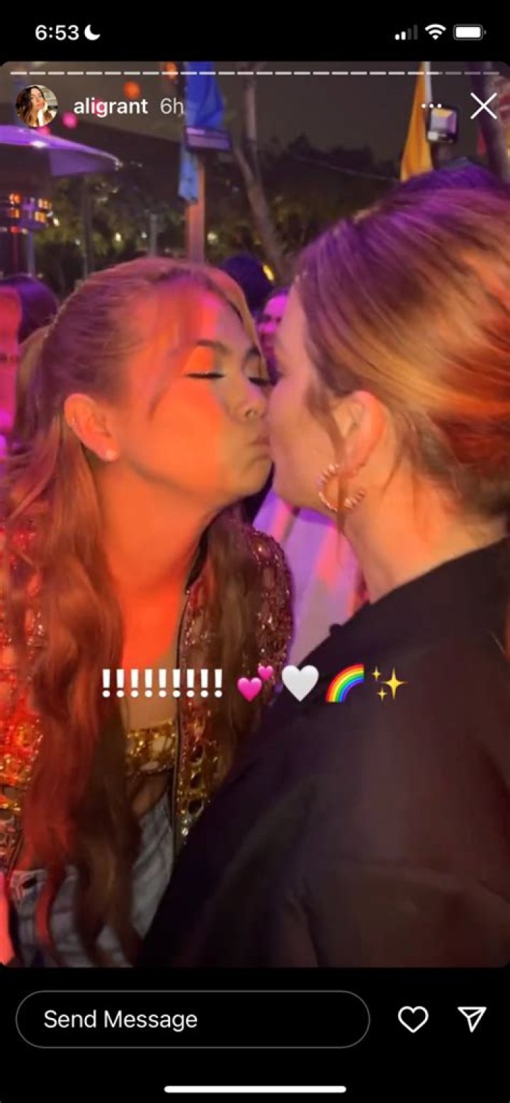 Bachelor Nation’s Becca Tilley and Hayley Kiyoko Kiss After Appearing in Her Music Video