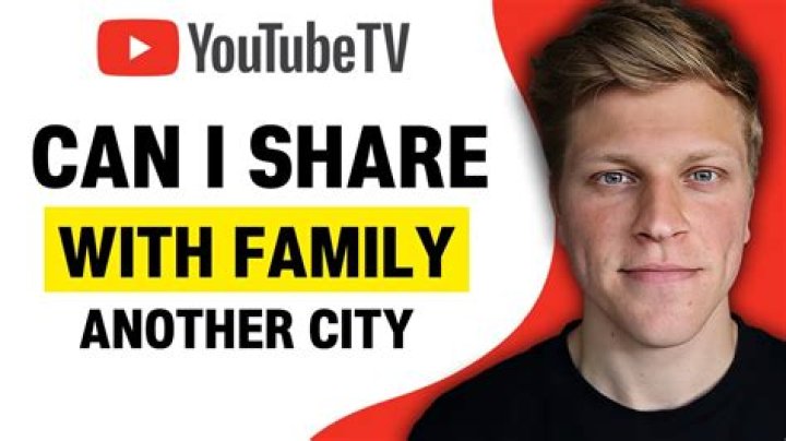 Can I share YouTube TV with family in another house?