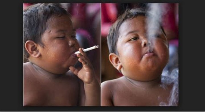 Meet A 9-Year-Old Chain Smoker From Indonesia
