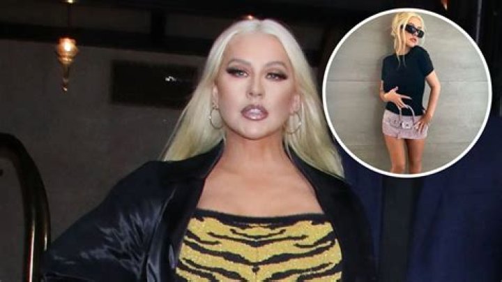 Christina Aguilera Dazzles in Micro Mini ‘Purse Skirt’: Says It’s Holding ‘Precious Goods’