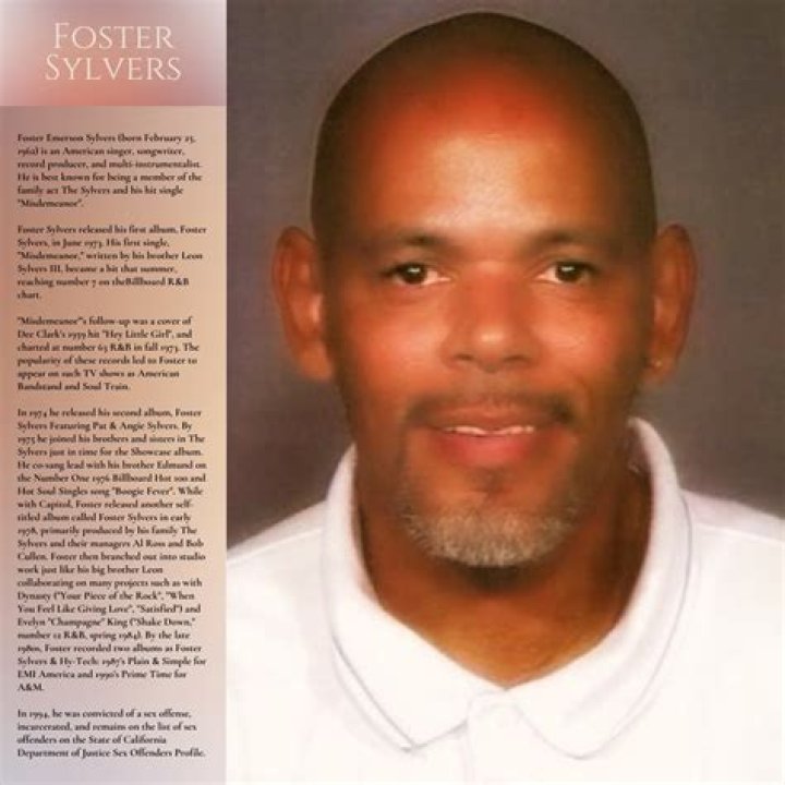 Foster Sylvers Biography, Age, Height, Wife, Net Worth, Family