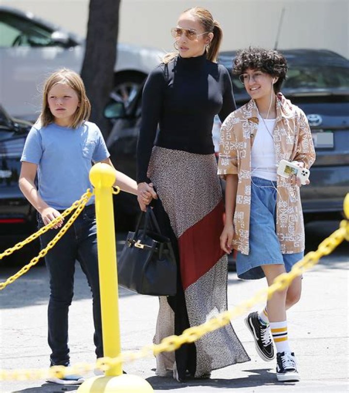 Trendy and Edgy! Jennifer Lopez and Emme Muniz Show Off Their Opposite Summer Styles on L.A. Outing