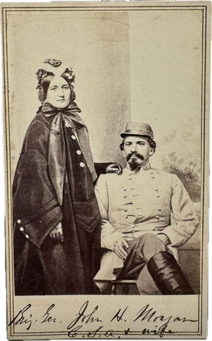 
John Hunt Morgan was Married to his Wife: Martha Ready, since 1862 