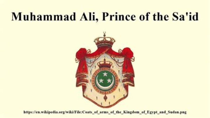 Muhammad Ali, Prince of the Sa'id Biography, Age, Height, Wife, Net Worth, Family