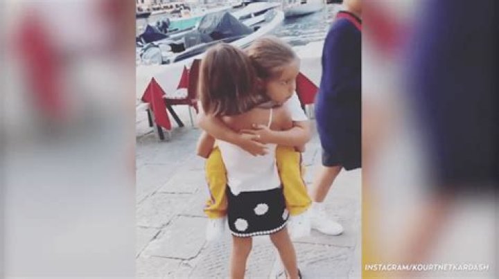 Just a Cute Video of Penelope Disick Asking to Carry Her Little Brother Reign Because It’s Friday and You Deserve It