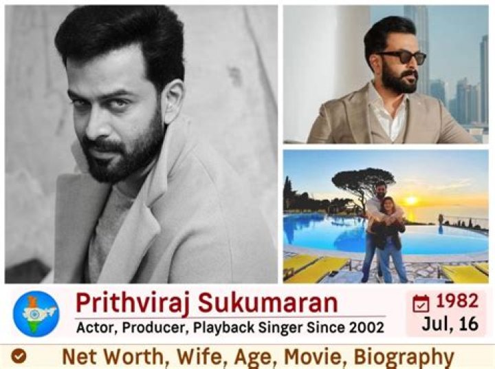 Prithviraj Sukumaran Height, Weight, Net Worth, Age, Birthday, Wikipedia, Who, Instagram, Biography