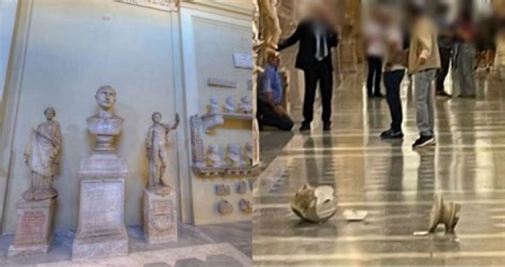 Tourist Busts Vatican Statues Because He Couldn't See The Pope