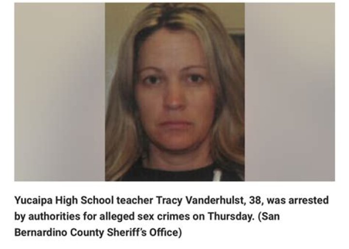 Tracy Vanderhulst Wikipedia And Age: Yucaipa High School Teacher Arrested- Reddit Update